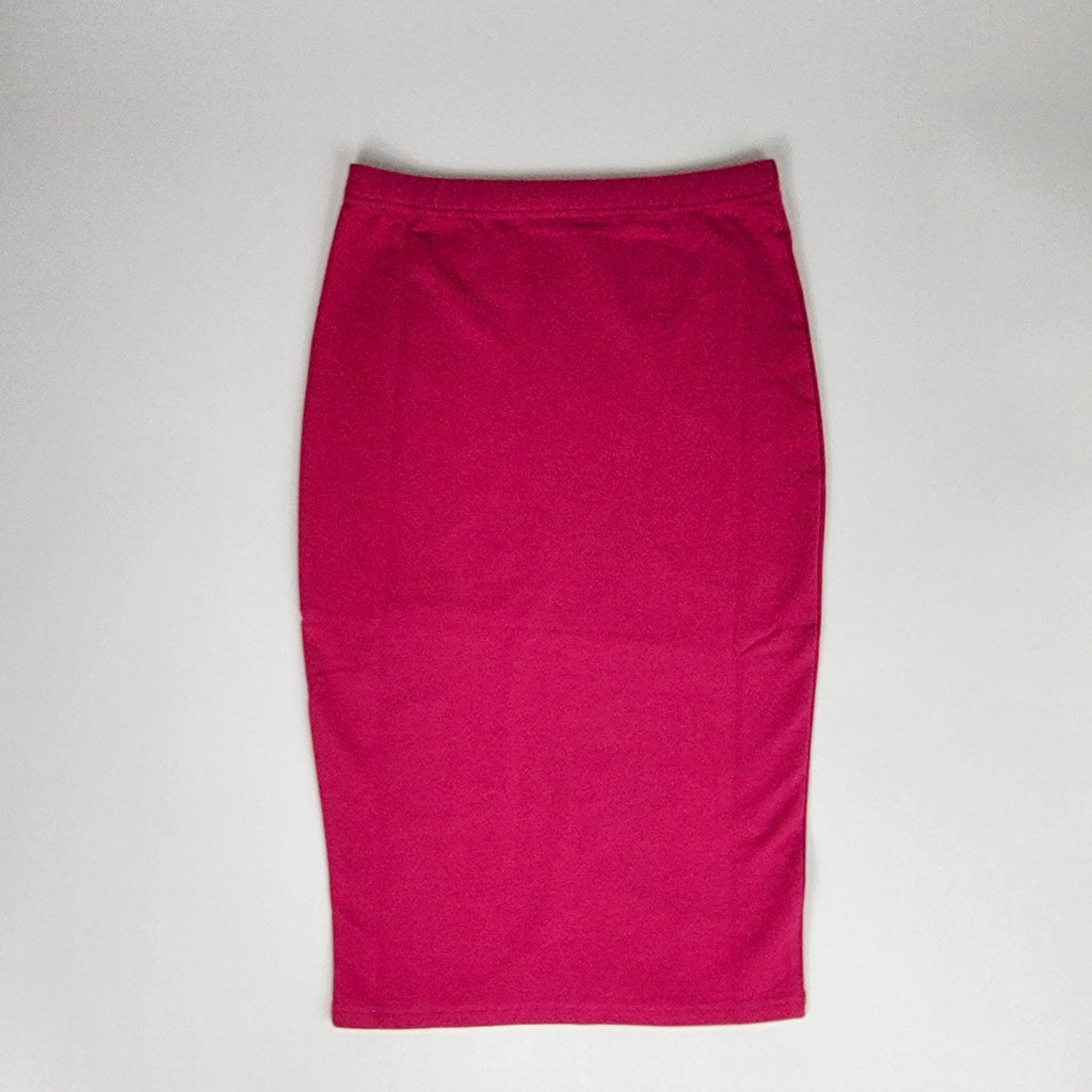 Magenta Pencil Skirt - Shop7degrees