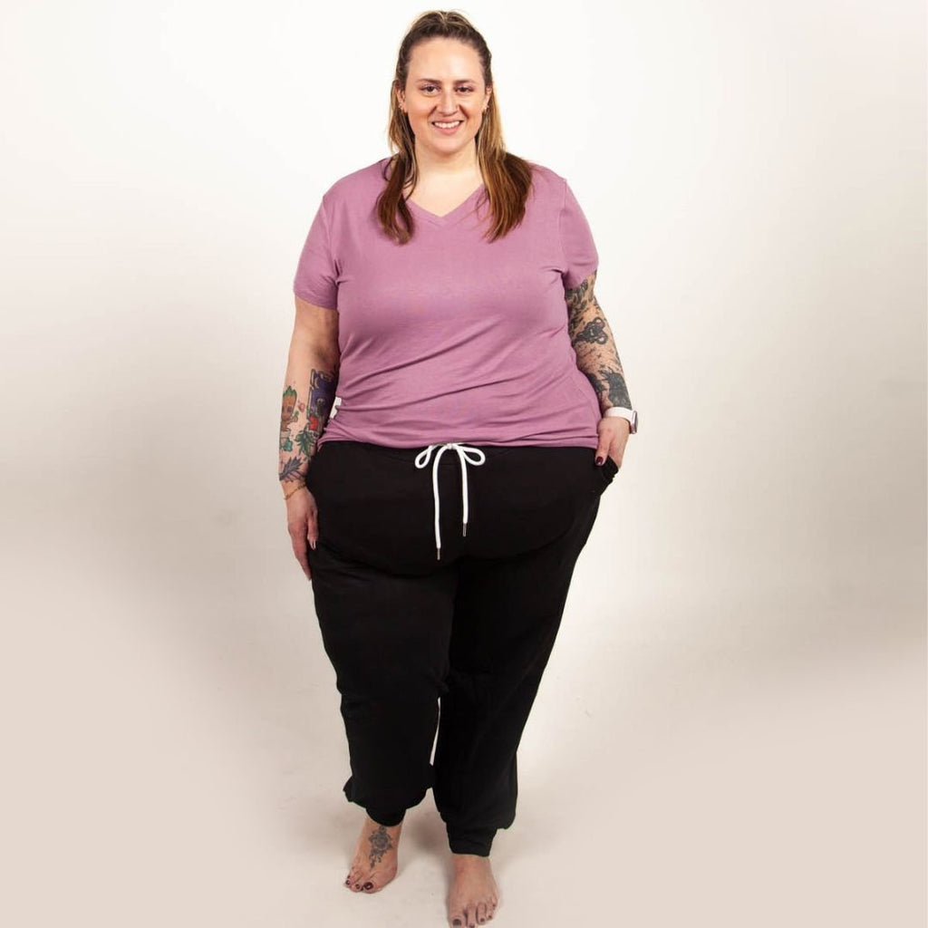 Black Beauty Womens Joggers pants with drawstrings, black womens jogger pants - Shop7degrees