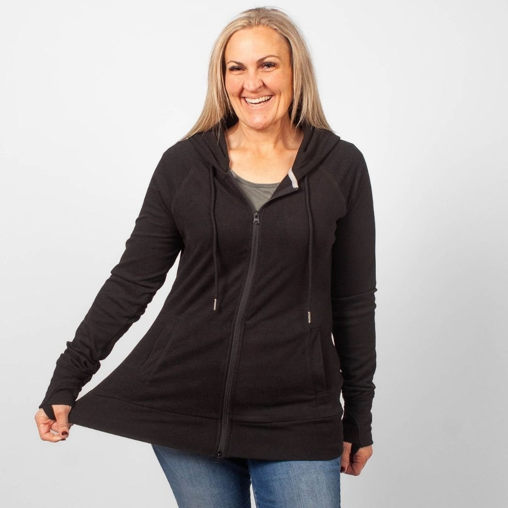 Lux Black Full Zip - Shop7degrees